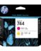 Tête d'impression originale HP 744 Magenta/Jaune - F9J87AAE