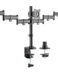 Support TV/LCD 13"-27" pour table avec 3 bras pour 3 écrans Max. VESA 100x100 jusqu'à 8 kg