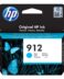 Cartouche d'encre originale HP 912 Cyan - 3YL77AE