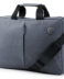 HP Essential Top Load Briefcase pour ordinateurs portables jusqu'à 15,6" - Poche verticale extérieure - Poignée de transport et bandoulière - Rembourré - Gris