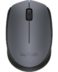 Logitech M170 Wireless Mouse 1000dpi - 3 Boutons - Utilisation Ambidextre - Couleur Gris/Noir