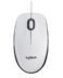 Logitech M100 USB Mouse 1000dpi - 3 Boutons - Ambidextre - Câble de 1.80m - Couleur blanche