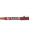 Pilot V Ball 07 Stylo à encre liquide Rollerball - Pointe bille ronde 0.7mm - Trait 0.5mm - Couleur Rouge