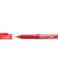 Stylo gel effaçable Pilot Frixion Ball - Pointe bille ronde 0,7 mm - trait 0,4 mm - grip ergonomique - couleur rouge