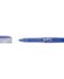 Stylo gel effaçable Pilot Frixion Point - Pointe aiguille fine 0.5mm - Trait 0.25mm - Grip ergonomique - Couleur bleue