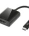 Câble adaptateur Trust USB-C vers HDMI 4K - Noir
