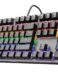 Trust Gaming GXT 865 Asta Mechanical Keyboard USB - éclairage LED RGB - 11 touches multimédia - anti-hosting - câble de 1,80 m - couleur noire.