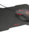 Trust Gaming Ziva Pack USB Mouse 3000dpi - Backlit - 6 Boutons + Tapis de souris - Base antidérapante - 22x30 cm - Couleur noire