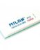 Milan Nata 612 Gomme à effacer biseautée - plastique - souple - non abrasive - couleur blanche