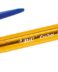 Stylo à bille Bic Cristal Original Fine - 0,8 mm rond - 0,30 mm de trait - encre à base d'huile - translucide - couleur bleue