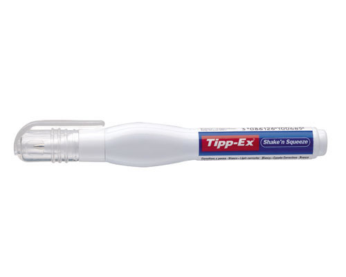 TIPP-EX Shake'n Squeeze 8ml 8022923 Stylo de corr., Blister blanc