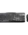 Pack Talius KB-6001 Clavier + Souris multimédia USB sans fil 1000dpi 3 boutons - Utilisation ambidextre - Couleur noire