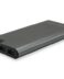 Conceptronic External Battery 10000mAh - LCD Display - 2x USB 2.0 5V 2A - Simultaneous Charging - Aluminium Case - Grey Color