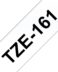 Ruban d&rsquo;étiquettes laminées génériques Brother TZe161 – Texte noir sur fond transparent – Largeur 36mm x 8 mètres