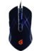 Conceptronic Djebbel Gaming Mouse USB 3200dpi - 7 boutons programmables - éclairage RGB - capteur IC - contrepoids intégré - câble de 1,60 m - couleur noir