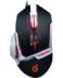 Conceptronic Djebbel Gaming Mouse USB 4000dpi - 8 boutons programmables - éclairage LED - capteur IC - contrepoids intégré - câble 1.60m - couleur noir