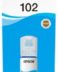 Epson 102 Cyan - Bouteille d'encre originale C13T03R240