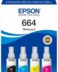 Epson 664 Pack de 4 bouteilles d'encre originales C13T664640