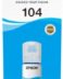 Epson 104 Cyan - Bouteille d'encre originale C13T00P240