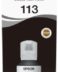 Epson 113 Noir - Bouteille d'encre pigmentaire originale C13T06B140