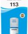 Epson 113 Cyan - Bouteille d'encre pigmentaire originale C13T06B240