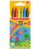 Bic Kids Plastidecor Boîte de 6 crayons de cire - Extra fort - Facile à enlever - Non tachant - Non tachant