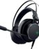 KeepOut HX801 Gaming Headset with USB 2.0 Flexible Microphone - Sound 7.1 - Green LED Lighting - Adjustable Headband - 50mm Speakers - 2m Cable - Black Color