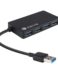 NGS Hub 4 Ports USB 3.0 - Vitesse jusqu'à 4.80GB/s - Couleur Noir