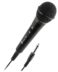 NGS Singer Fire Microphone - Bouton marche/arrêt - Jack 6,3 mm - Câble de 3 m - Couleur noire