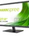 Hannspree Moniteur LED 27" Full HD 1080p - Réponse 2ms - 16:9 - Angle de vue 170º - Haut-parleurs 2W - HDMI, DVI et VGA - VESA 100x100 mm