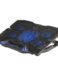 NGS Gaming Cooler Cooling Stand for Laptop - LCD Display - Blue LED Lighting - Up to 17" - 2x USB - 5 Ultra Quiet Fans - 6 Speed Levels - 5 Height Levels