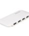 NGS Hub 7 Ports USB 2.0 - Adaptateur secteur - Vitesse jusqu'à 480Mbps - Couleur Blanc