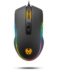 Krom Kane Gaming Mouse USB 4000dpi - Effets d'illumination RGB - 8 Boutons Configurables - Utilisation Ambidextre - Couleur Noir