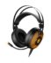 Krom Kayle USB Gaming Headset - Microphone flexible - son 7.1 - éclairage RGB - bandeau réglable - grandes oreillettes - haut-parleurs 50 mm - câble de 2,10 m - couleur noire.