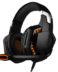 Krom Kyus Gaming USB Headset - Microphone pliable - Son 7.1 - Eclairage LED - Bandeau réglable - Coussins d'oreille larges - Haut-parleurs 50mm - Câble tressé de 2.20m - Couleur noir