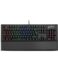 Krom Kempo Gaming Keyboard USB Mechanical - Effets d'éclairage RGB - 11 touches multimédia - Repose-poignet amovible - Câble de 1,80 m - Couleur noir