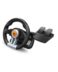 Ensemble volant et pédales Krom K-Wheel USB - Levier de changement de vitesse - Palettes de volant - 8 boutons analogiques et 4 boutons numériques - Vibration - Compatible avec PC, PS3, PS4 et Xbox One - Couleur Noir