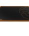 Krom Knout Speed Black Gaming Tapis de souris - Surface en microfibre - Glissement optimal - Base en caoutchouc - 32x27x0.3 cm - Couleur Noir/Orange