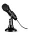 Krom Kyp Microphone de jeu omnidirectionnel - Base solide - Angle réglable - Jack 3.5mm - Couleur noire
