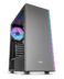 Nox Infinity Omega ATX, Micro ATX et ITX Semitower Case - Face transparente - Eclairage ARGB - 2x SSD 2.5" - 2x HDD 3.5" - USB 3.0, USB 2.0 - Supporte le refroidissement liquide - Ventilateur ARGB 120mm inclus - Jusqu'à 4 ventilateurs