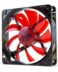 Nox CoolFan 120mm Red LED Fan - Molex Connector - Silent
