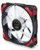 Nox Hummer H-Fan Ventilateur LED rouge 120mm - 1000/1600 rpm - Silencieux