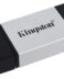 Kingston DataTraveler 80 USB Flash Drive Type C 128GB - USB-C 3.2 Gen 1 - 200 MB/s Lecture - Avec couverture - Design métallique (Pendrive)