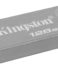 Kingston DataTraveler Kyson USB Flash Drive 128GB - 3.2 Gen 1 - 200 MB/s Read - Metal Design - Silver (Flash Drive)