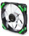 Nox Hummer H-Fan Green LED Fan 120mm - 1000/1600rpm - Silencieux