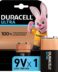 Pile alcaline Duracell 9V Ultra 6LR61 - 1 pc.