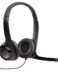 Logitech H390 USB Casque pliable avec microphone - Bandeau réglable - Oreillettes rembourrées - Commandes intégrées au câble - Câble de 2,33 m - Noir