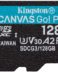 Carte Micro SDXC 128Go Kingston UHS-I U3 V30 Classe 10 170MB/s Canvas Go Plus avec adaptateur