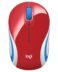 Logitech M187 Wireless USB Mouse 1000dpi - 3 Buttons - Ambidextre Use - Color Red