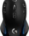 Logitech G300s USB Mouse 2500dpi - 9 boutons programmables - illumination par LED - utilisation ambidextre - Couleur Noir